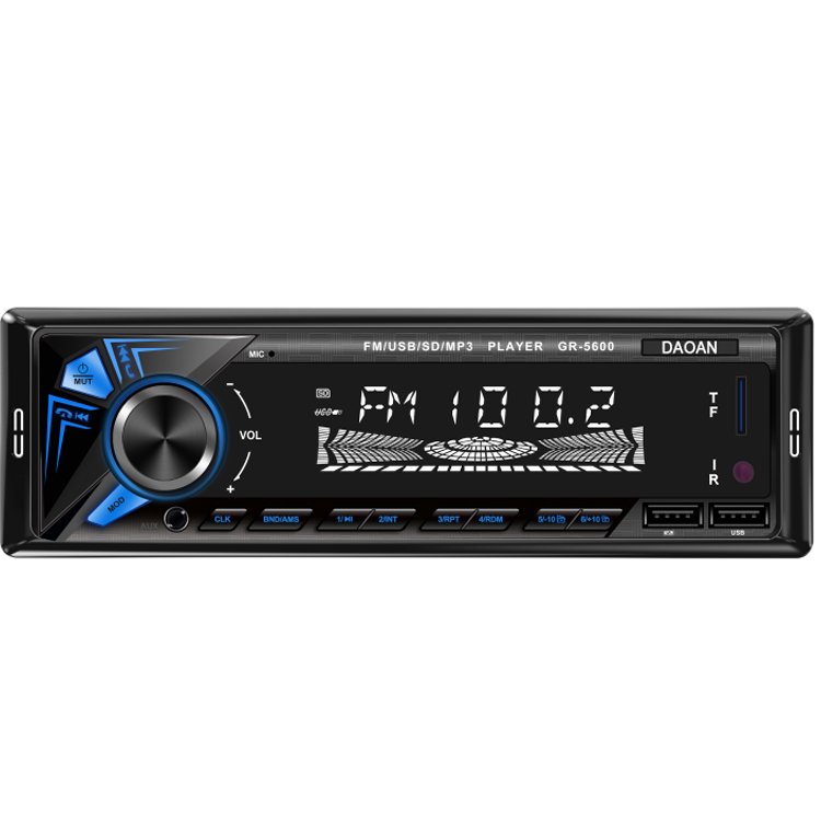 LCD Car MP3 Player with Music 12V Support Phone Charging Remote Control Color Display Car Player