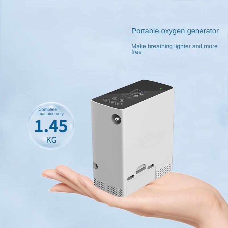 High-Tech Portable Oxygen Concentrator with 4L Battery for Car Outdoor Home Use PS4L by Medi-Core Motor Component
