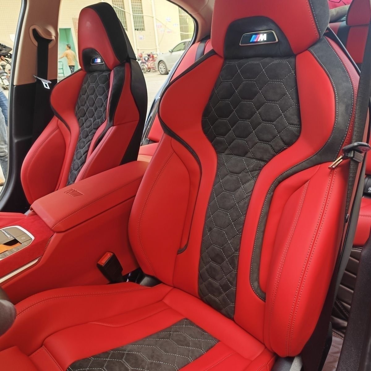 Car Interior Accessories Sport Racing Bucket Seats Customize Leather Cover and Sponge Seat for BMW F30 F80 F10 M3 M4 M5 Upgrade
