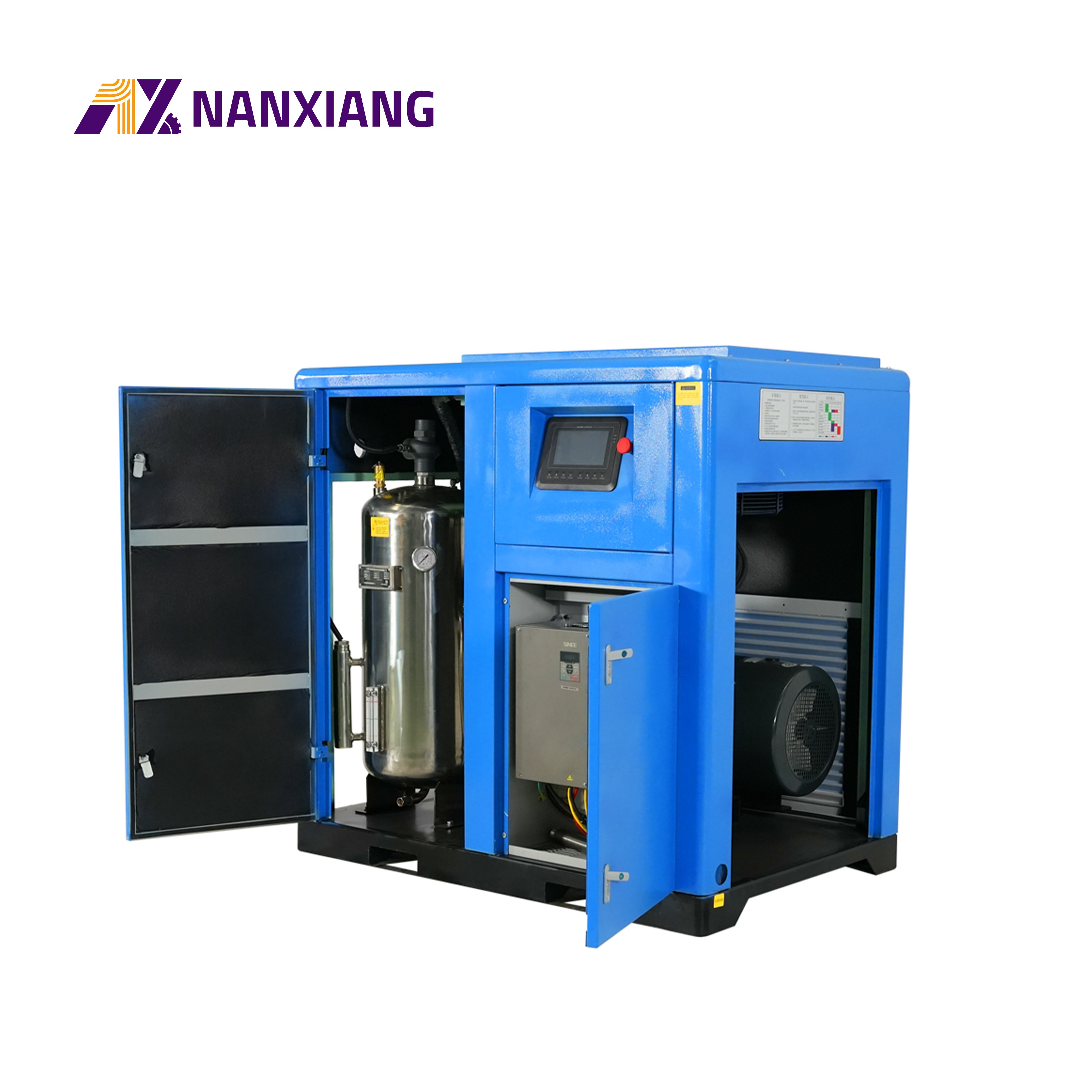 Compressor Supplier 7.5kw Screw Type Oil Free Air Compressor 10ph Silent Water-Lubricated Oil-Free Rotary Screw Air Compressor