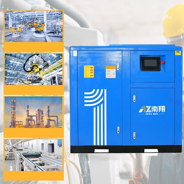 Compressor Supplier 7.5kw Screw Type Oil Free Air Compressor 10ph Silent Water-Lubricated Oil-Free Rotary Screw Air Compressor