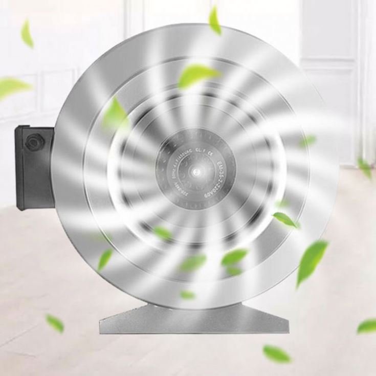 220V AC 150mm High Flow Centrifugal Air 550CMH Exhaust Fan