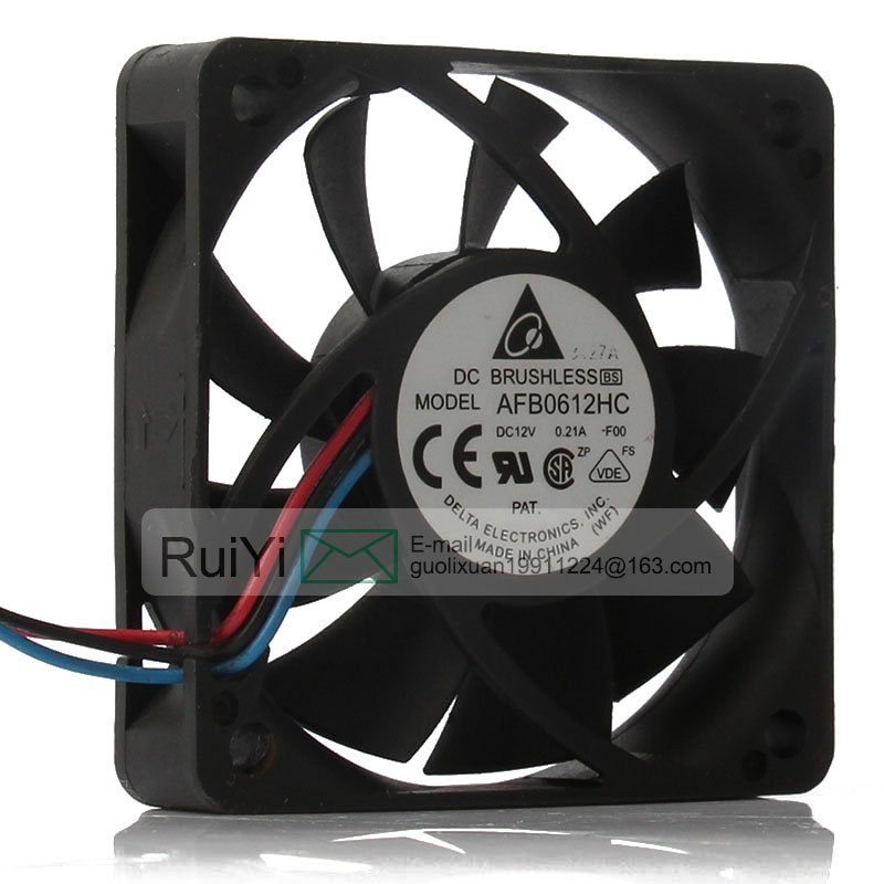 New 24V 48V DC12V 0.21A EC AC 60X60X13MM 6013 6cm High Air Volume Ball Axial Flow Centrifugal Ventilation AFB0612HC Cooling Fan