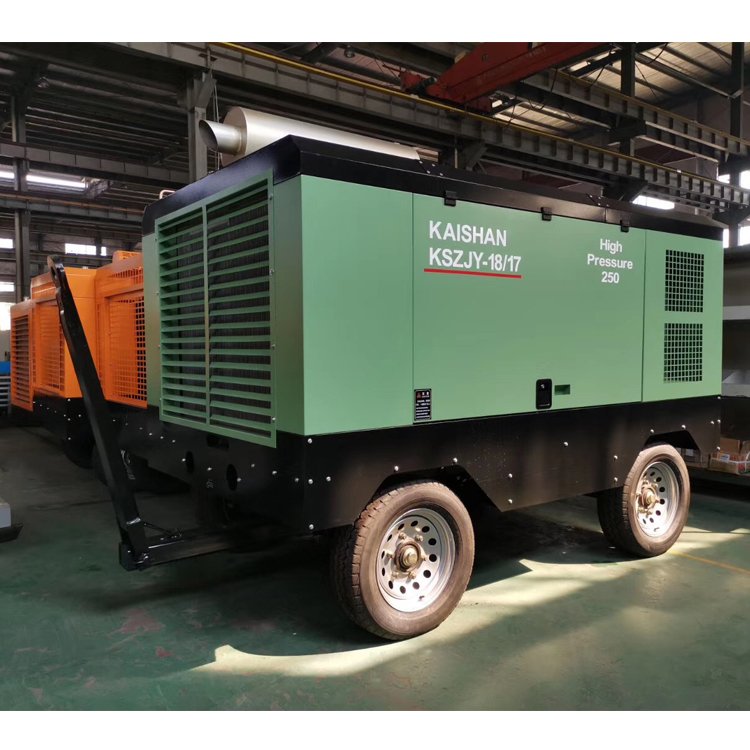 Kaishan diesel Driven Mobile Screw air Compressor Machine diesel air Compressor for Drilling Rig