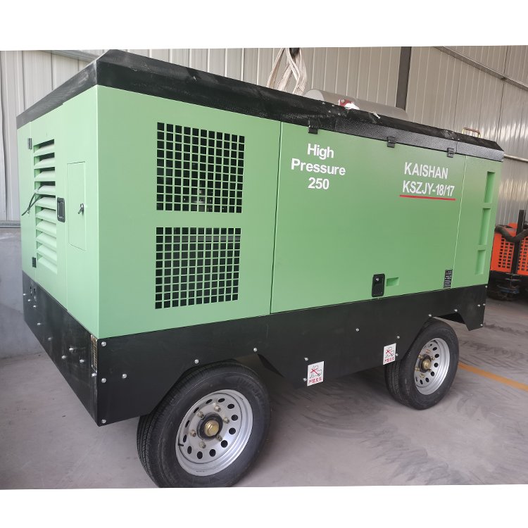 Kaishan diesel Driven Mobile Screw air Compressor Machine diesel air Compressor for Drilling Rig