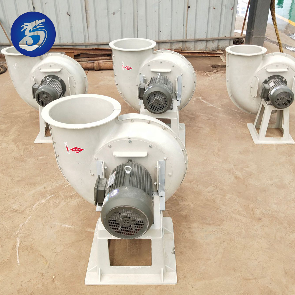 Corrosion Resistant Centrifugal Fan F4-72 FRP Centrifugal Fan Chemical Plant Fan
