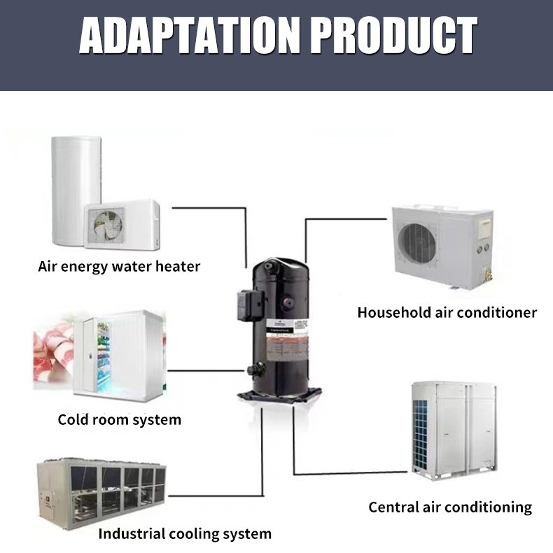 High Efficiency Air Conditioning Compressor For HVAC System Wholesale Energy-Saving AC Compressor For Home & Commercial Use
