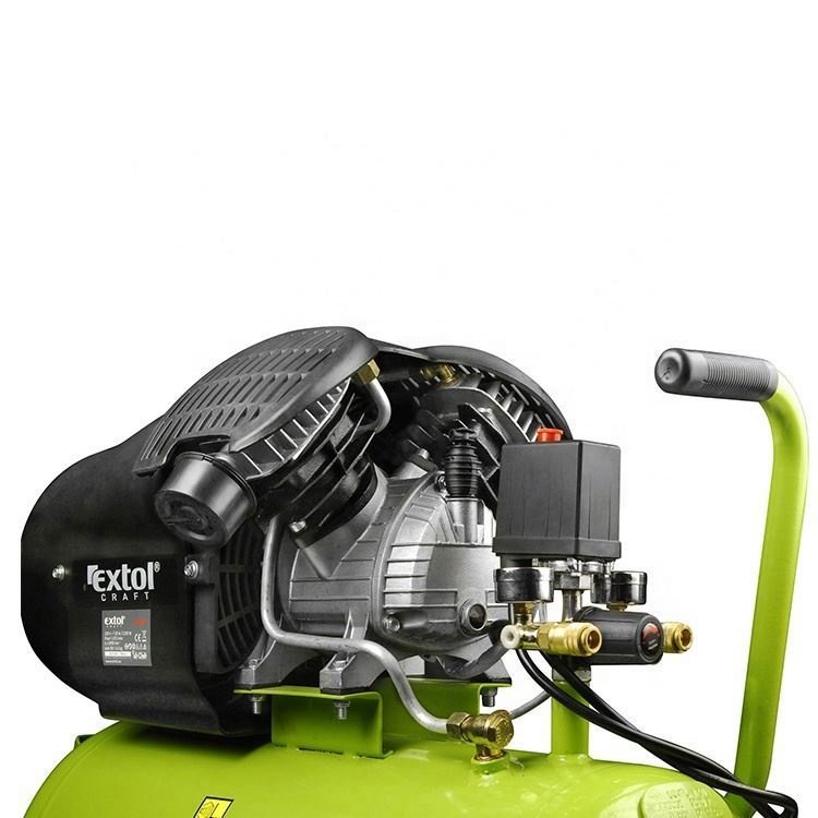418211 EXTOL 2 Cylinder 230 Air Compressor Machines Industrial Single Phase Air Compressor for Drilling Borehole