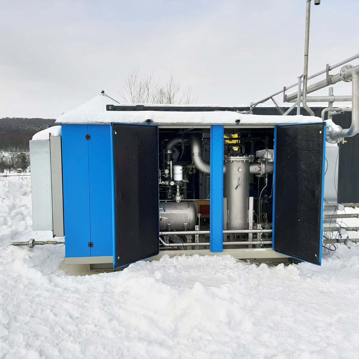 Superior Quality Oil Free Screw Compressor 200Bar 200hp Hydrogen 700 Bar Hydrogen Compressor for Laser