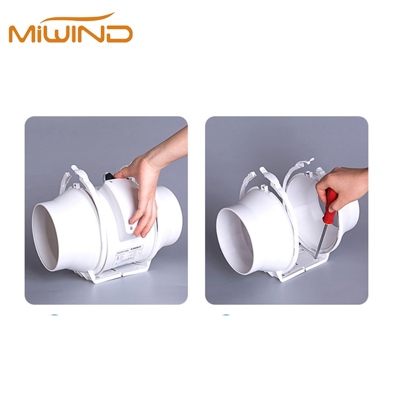 5 Inch/125mm Fresh Air Inline Duct Blower Fan for Kitchen Smoke Exhaust