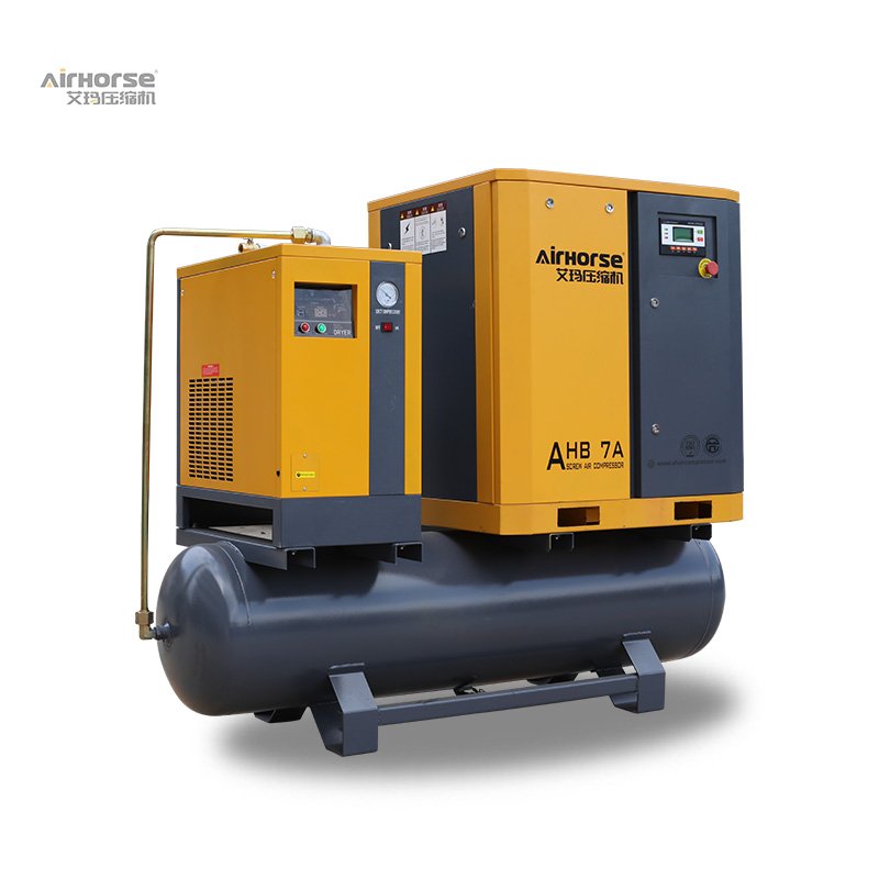 Mini Compressor 4kw 5hp 5.5kw 7hp Industrial Compressor 220v 60hz Belt Driven Screw Air Compressor