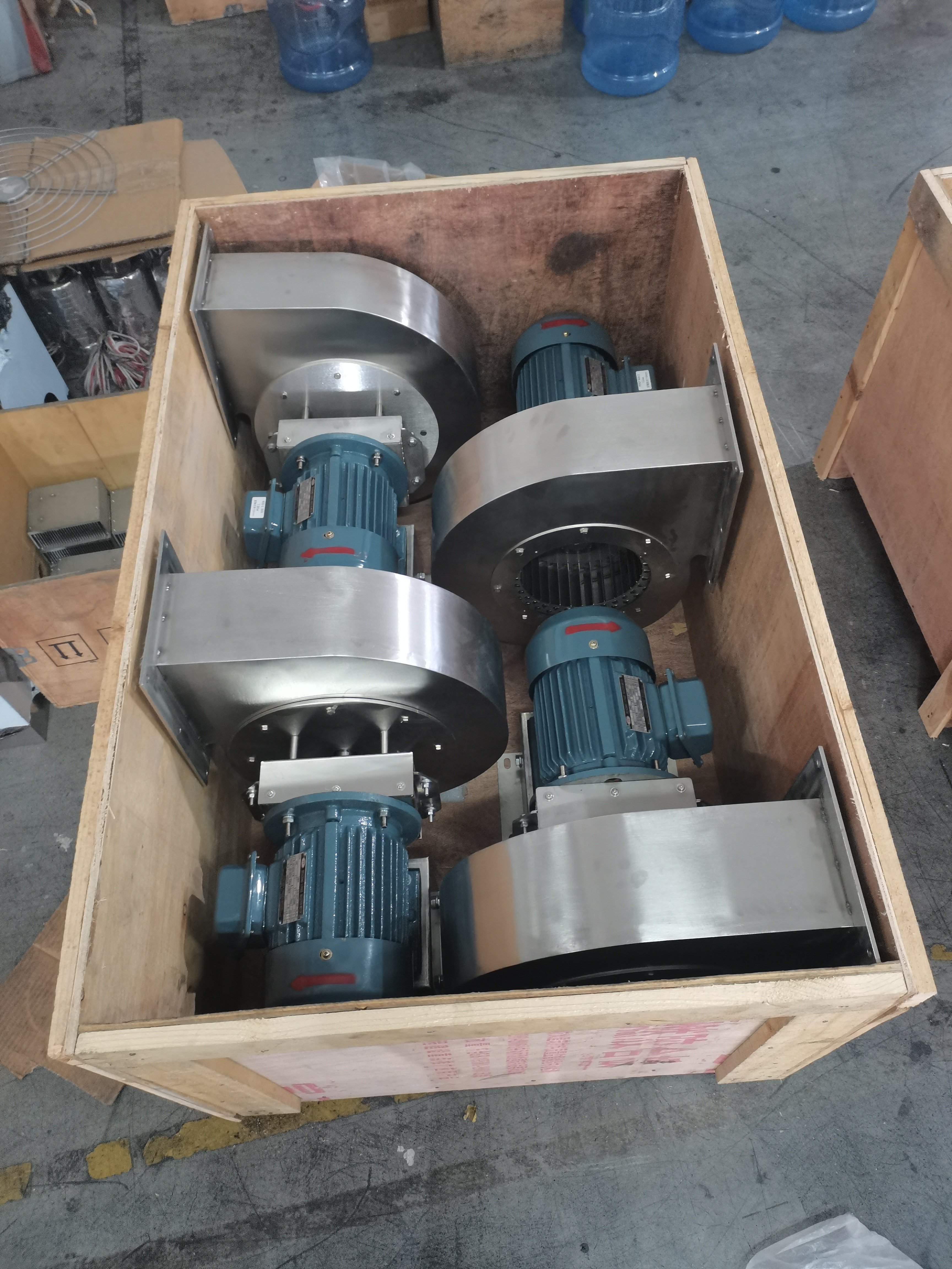 High Temperature Resistant Centrifugal Ventilation Fan Air Inlet at 230 Degrees Celsius 230V-380V 180-3KW EC Cooling Fan