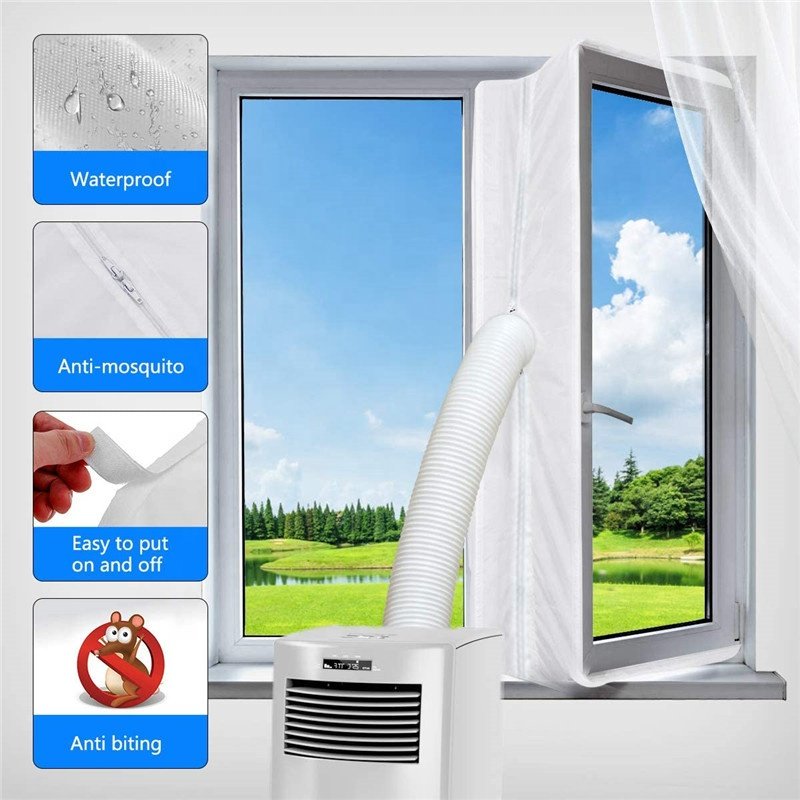 Air Conditioner Parts 4/5M Air Conditioning Window Seal Soft Cloth Sealing Baffle Window Seal