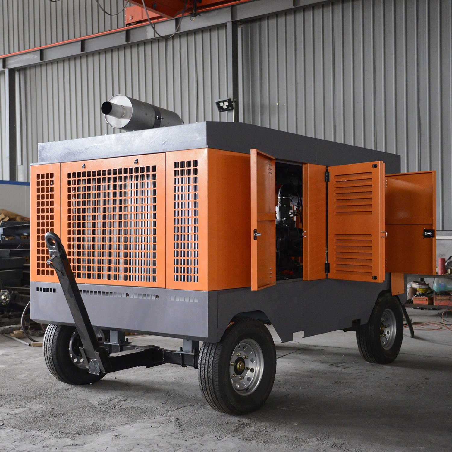 High Quality diesel air Compressor Machines Mobile Rotary Screw air Compressor for Drilling Rigs