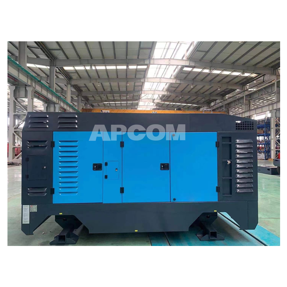 30bar Cummins diesel air Compressor 1000cfm 25bar Portable Mining diesel Aircompressors Compresor for Water Well Drilling Rig