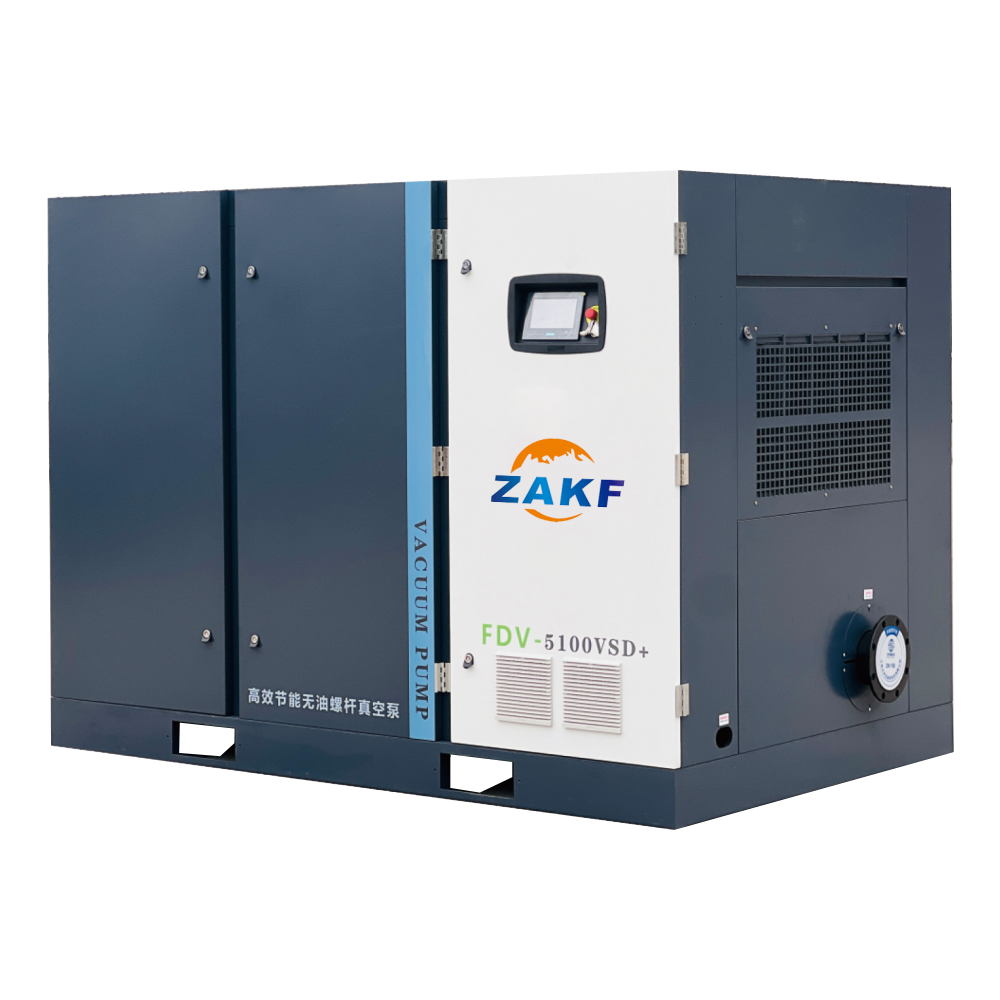 ZAKF 55/75/90/110/132/160kw 110V/220V/380V High-Performance Air Compressor Industrial Construction Vacuum Pump Compressors