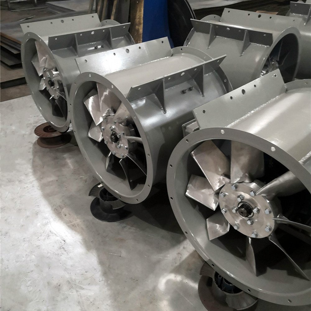 Exhaust Fan Local Construction Site Tunnel Exhaust Ventilation Blower Fan Axial Flow Tunnel Fan