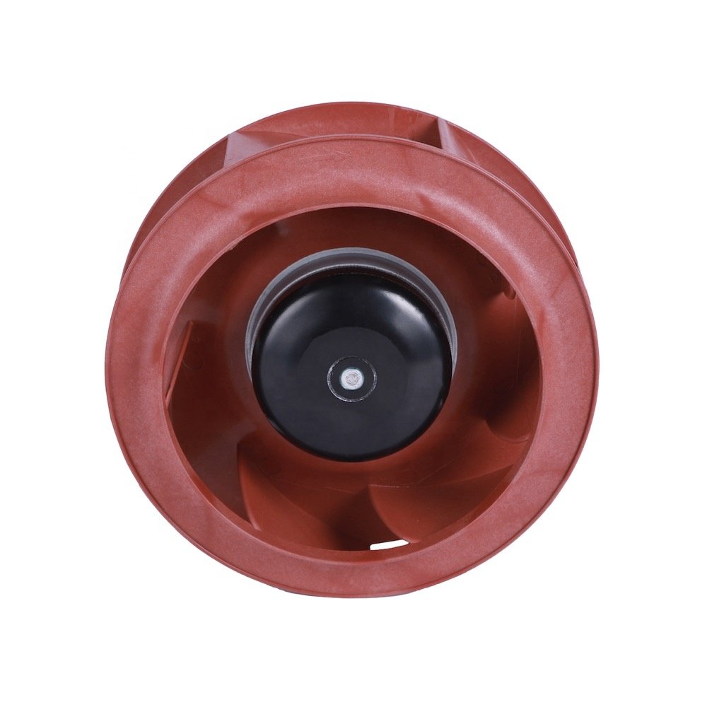 133mm High-Speed Low-Noise AC EC Plastic Backward Centrifugal Blower Fan Small Corrosion Resistant Wall Ventilation OEM Bearing
