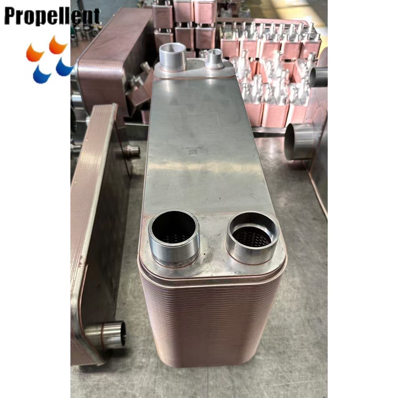 District Heating and Cooling Systems High Heat Conversion Efficiency Stainless Steel 304 Brazed Plate Heat Exchangers