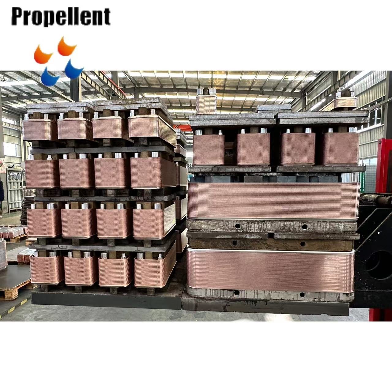 District Heating and Cooling Systems High Heat Conversion Efficiency Stainless Steel 304 Brazed Plate Heat Exchangers