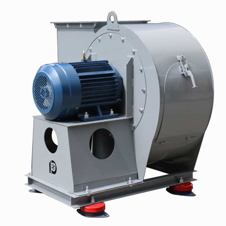 High Suction Pressure Blower Fan Ventilator Electric Ac Motor 1.1kw 4pole High Flow Centrifugal Ventilating Fans System