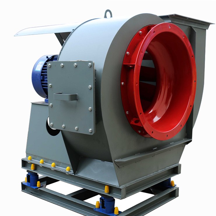 High Suction Pressure Blower Fan Ventilator Electric Ac Motor 1.1kw 4pole High Flow Centrifugal Ventilating Fans System