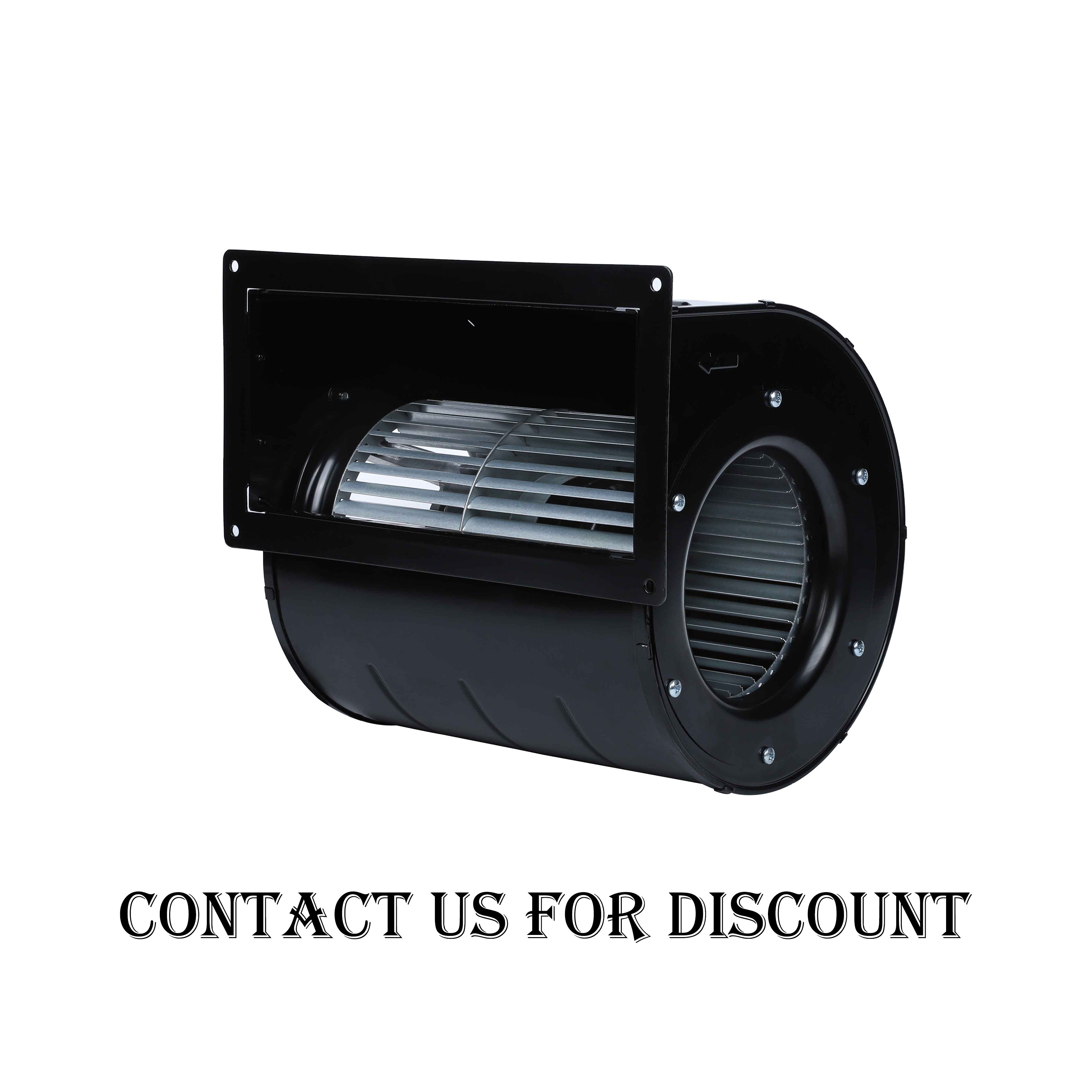 High Voltage and Low Noise DC 146mm Forward Curved Double Suction Centrifugal Fan Direct Drive Duct Fan Industrial Blower Fan