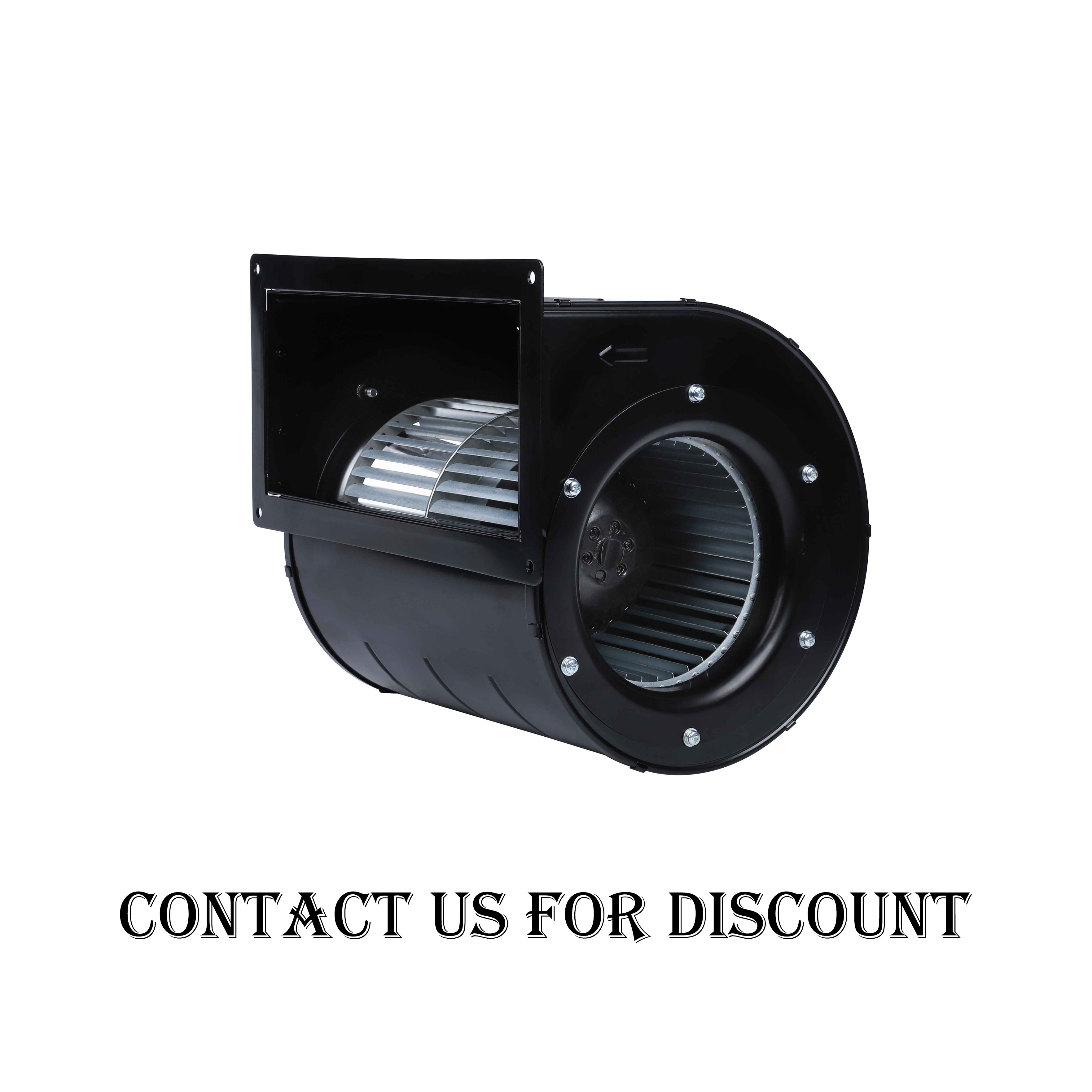 High Voltage and Low Noise DC 146mm Forward Curved Double Suction Centrifugal Fan Direct Drive Duct Fan Industrial Blower Fan