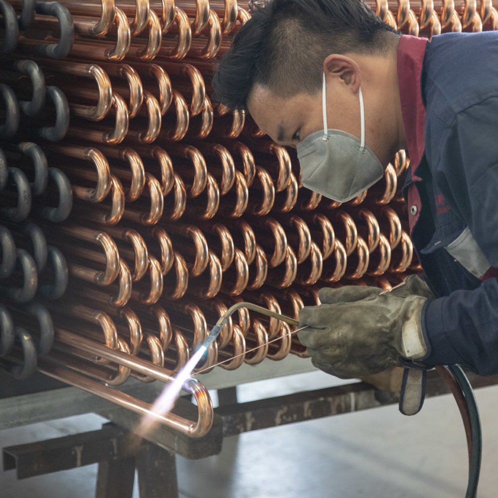 Stainless Steel Corrugated Tube Heat Exchanger Pipe Cooling Coil Plate Heat Exchanger