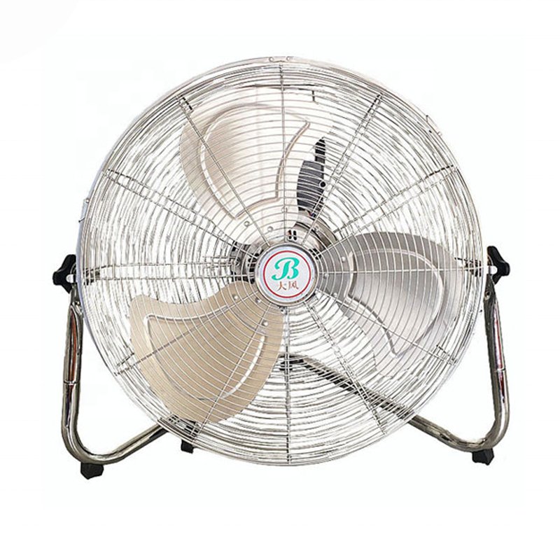 Heavy Duty 18-Inch High Velocity Commercial Electric Drum Fan Industrial Free Standing Metal Floor Fan with 220V Motor