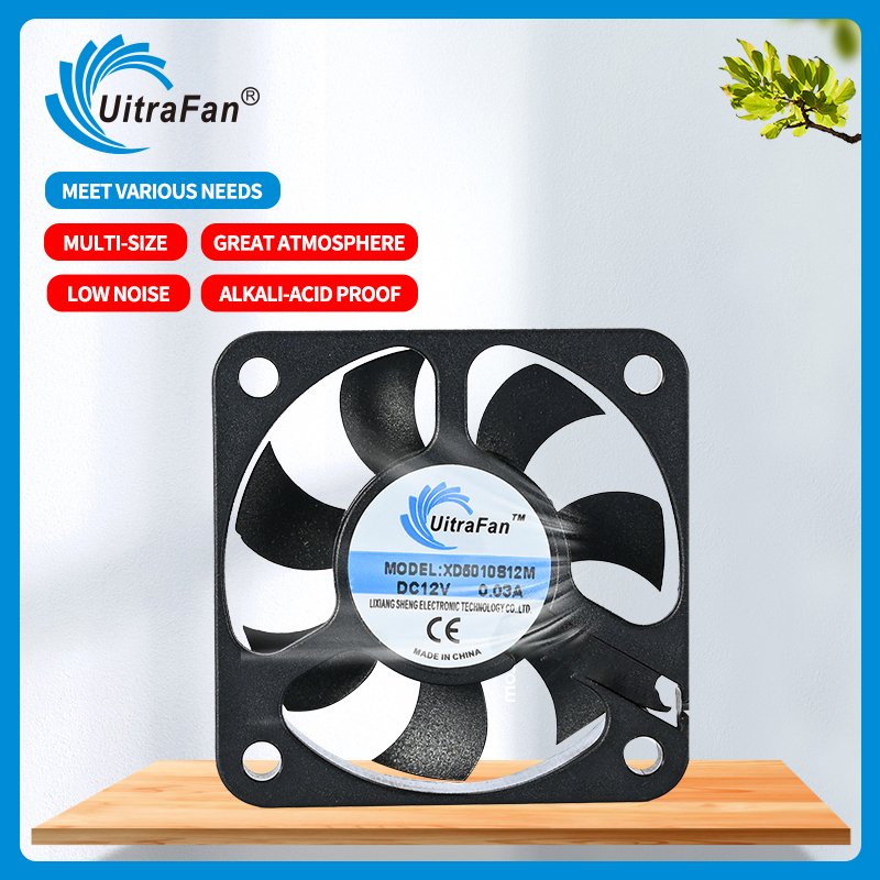 Customized 5010 50*50*10mm High Quality Dc 12v Axial Flow Cooling Fan for Humidifier