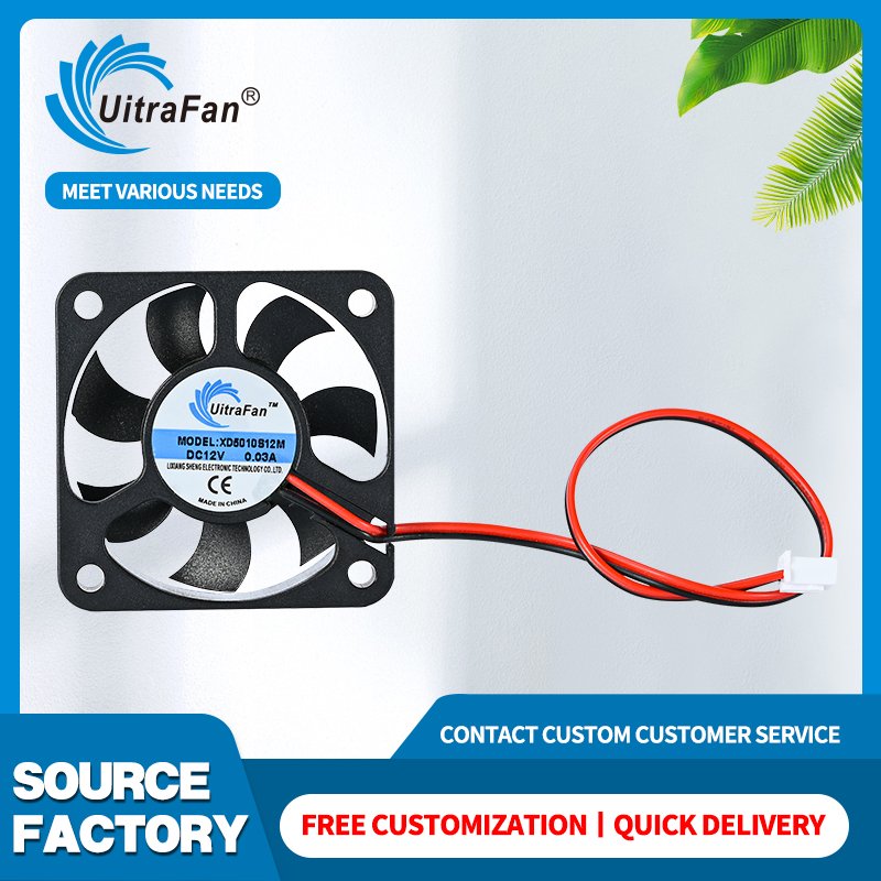 Customized 5010 50*50*10mm High Quality Dc 12v Axial Flow Cooling Fan for Humidifier