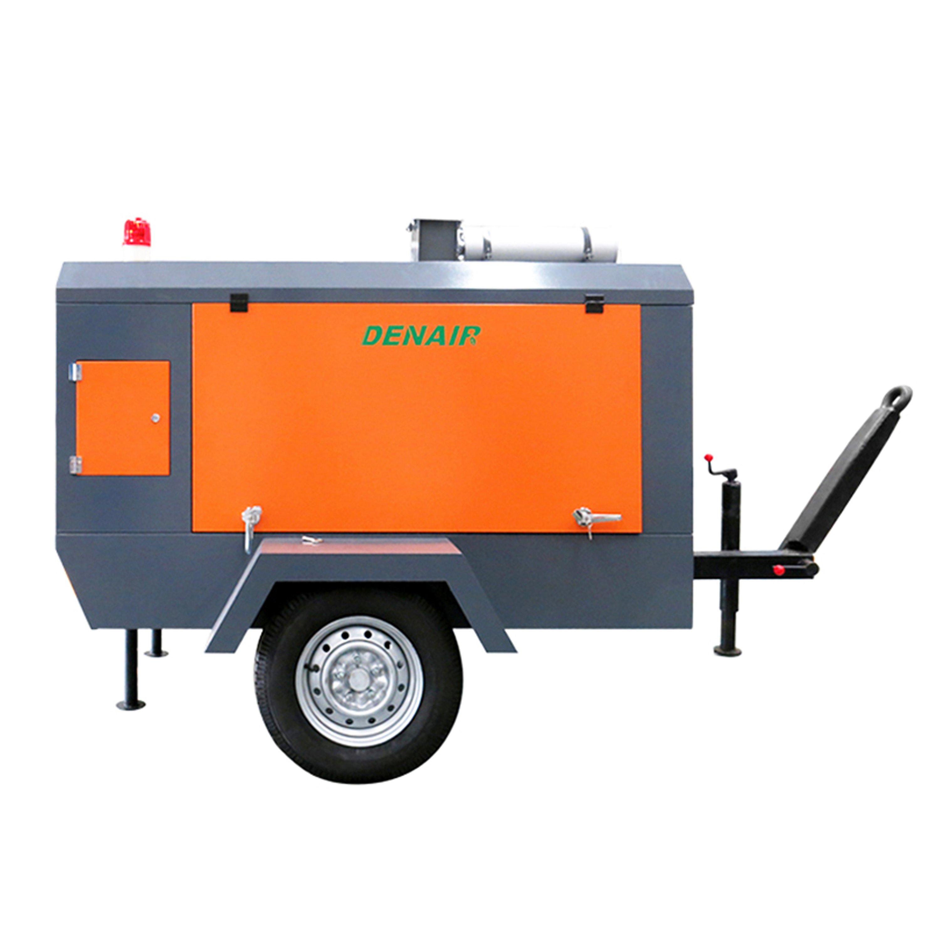Heavy Duty Diesel Mobile Air Compressor 180cfm Capacity