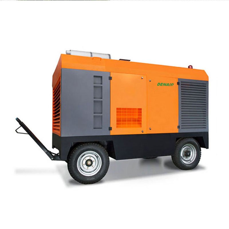 Heavy Duty Diesel Mobile Air Compressor 180cfm Capacity