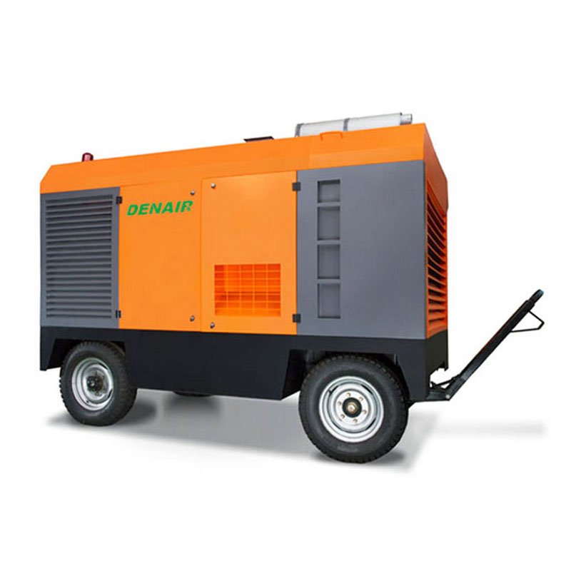 Heavy Duty Diesel Mobile Air Compressor 180cfm Capacity