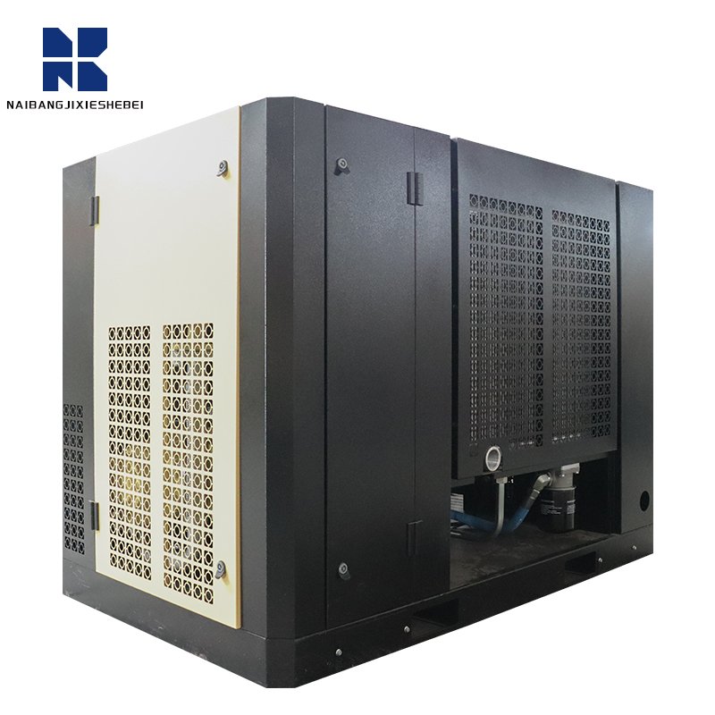 7.5kw 75kw 110kw Large Portable Industrial Rotary Screw air Compressor air Cooling Silent air Compressors