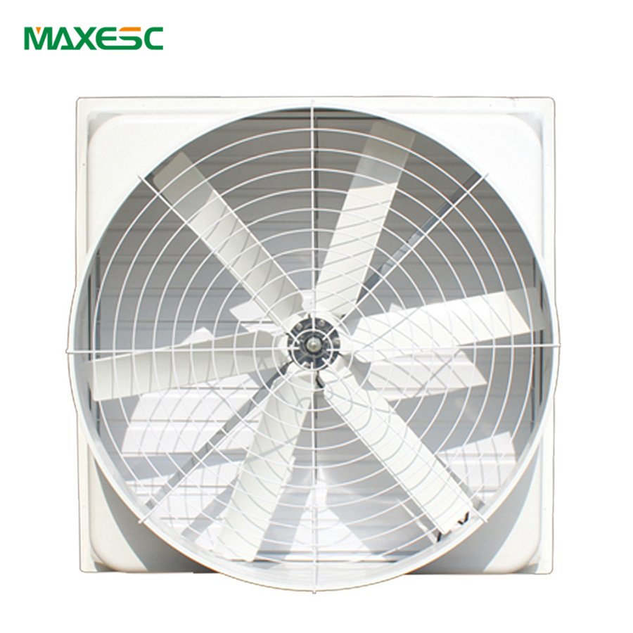 Maxesc OEM ODM 1060 1460 Fiber Glass Louver Frp Ventilation Fiber Glass Cone Exhaust Fan for Greenhouse Poultry House