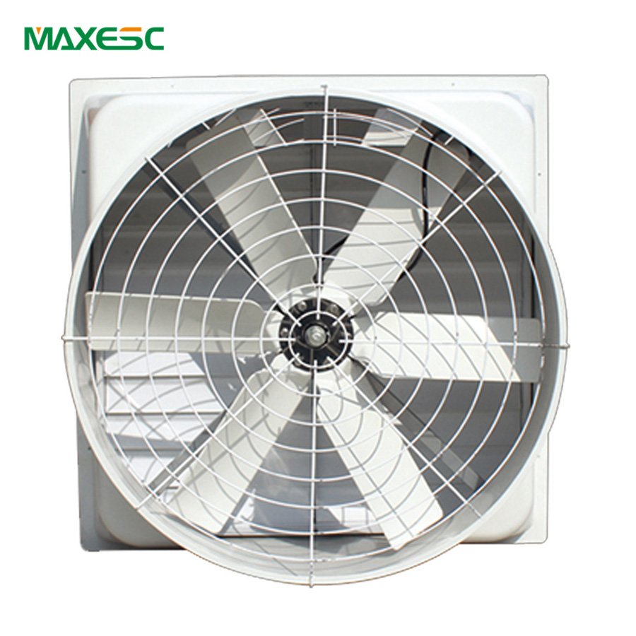 Maxesc OEM ODM 1060 1460 Fiber Glass Louver Frp Ventilation Fiber Glass Cone Exhaust Fan for Greenhouse Poultry House