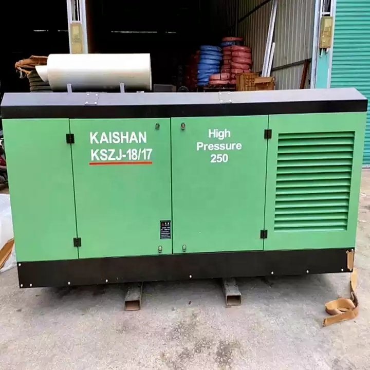 Kaishan Brand KSZJ18-17 17Bar Diesel Screw Air Compressor With Water Well Drilling for Mining