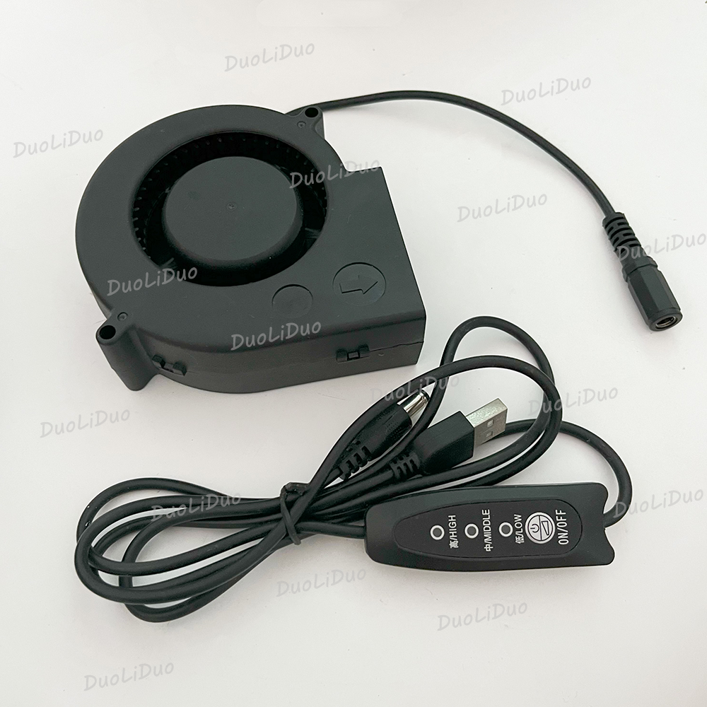 75mm 97mm 110mm Dc 5v 12v Wood Stove Fan 7530 9733 11028 Powerful Turbo Mini Strong Fan