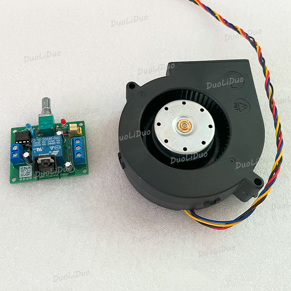 75mm 97mm 110mm Dc 5v 12v Wood Stove Fan 7530 9733 11028 Powerful Turbo Mini Strong Fan