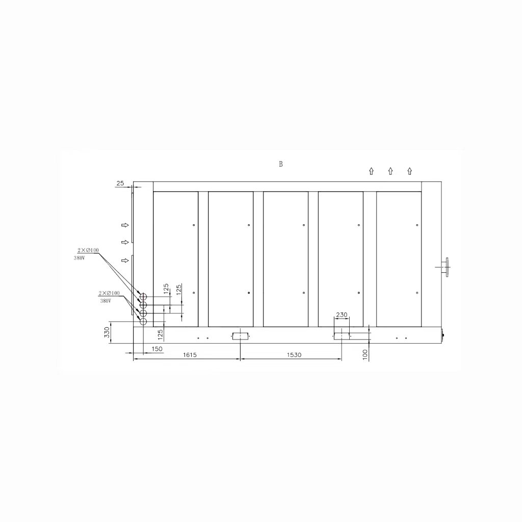 UNITED 1Mpa 450KW 380V/50Hz Two-stage VPM Water-cooling Screw Air Compressor Good Quality