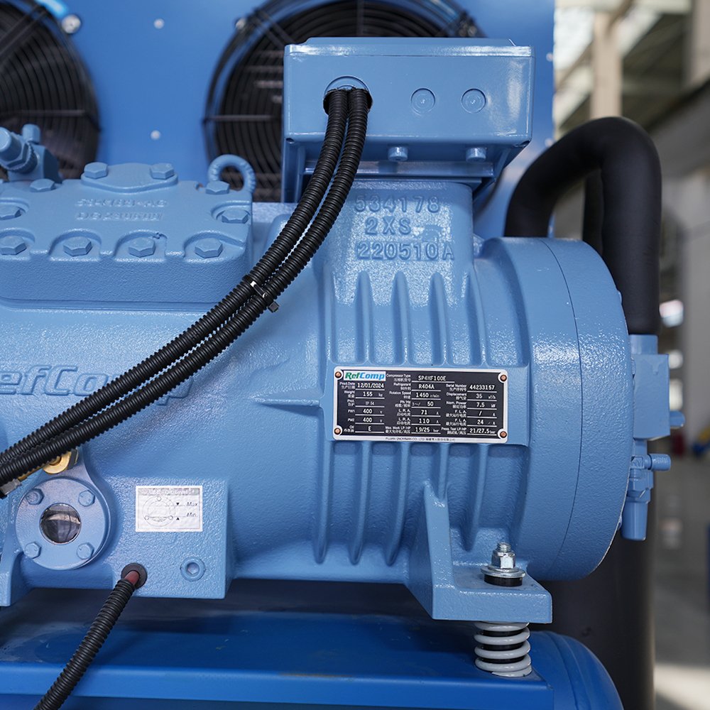 Factory Price 3hp 5hp 6hp 10hp Air Cooled Compressor Condensing Unit for Cooling System Refrigeration