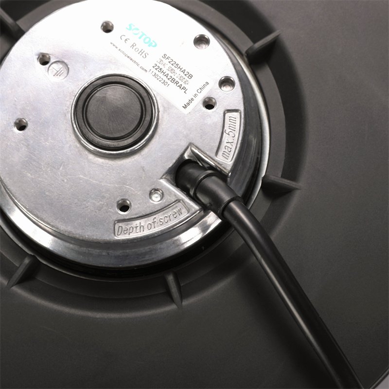 SOTOP AC225 225x89mm Car Wash Machine Automatic Hydroponics Industria Ventilationl air Blower Cooling Fan