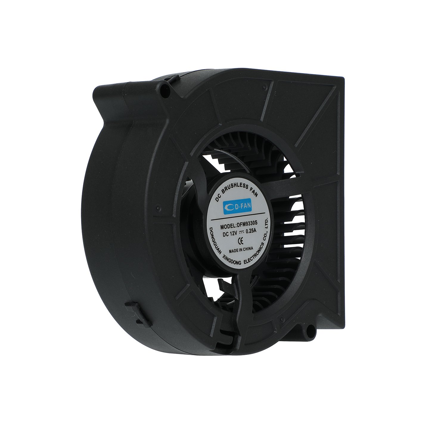 Commercial Mini 12v 24v 90mm 9330 Dc Brushless Centrifugal Blower Fan for Induction Cookers