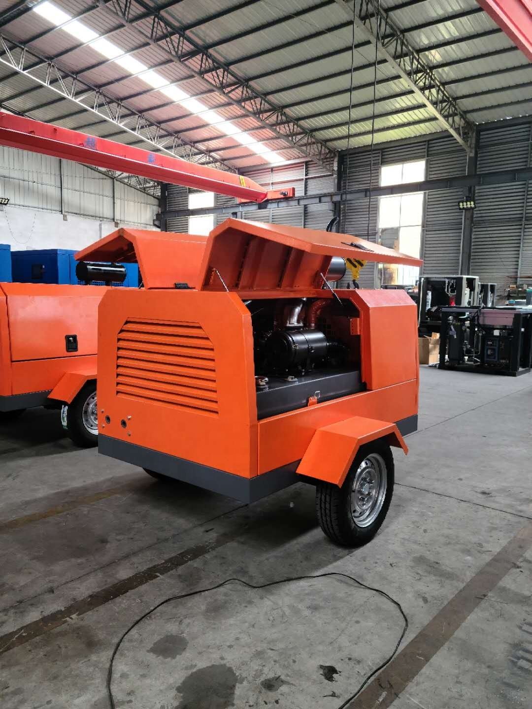 Portable Compressor Diesel Engine Driven Screw Air Compressor for Drilling
