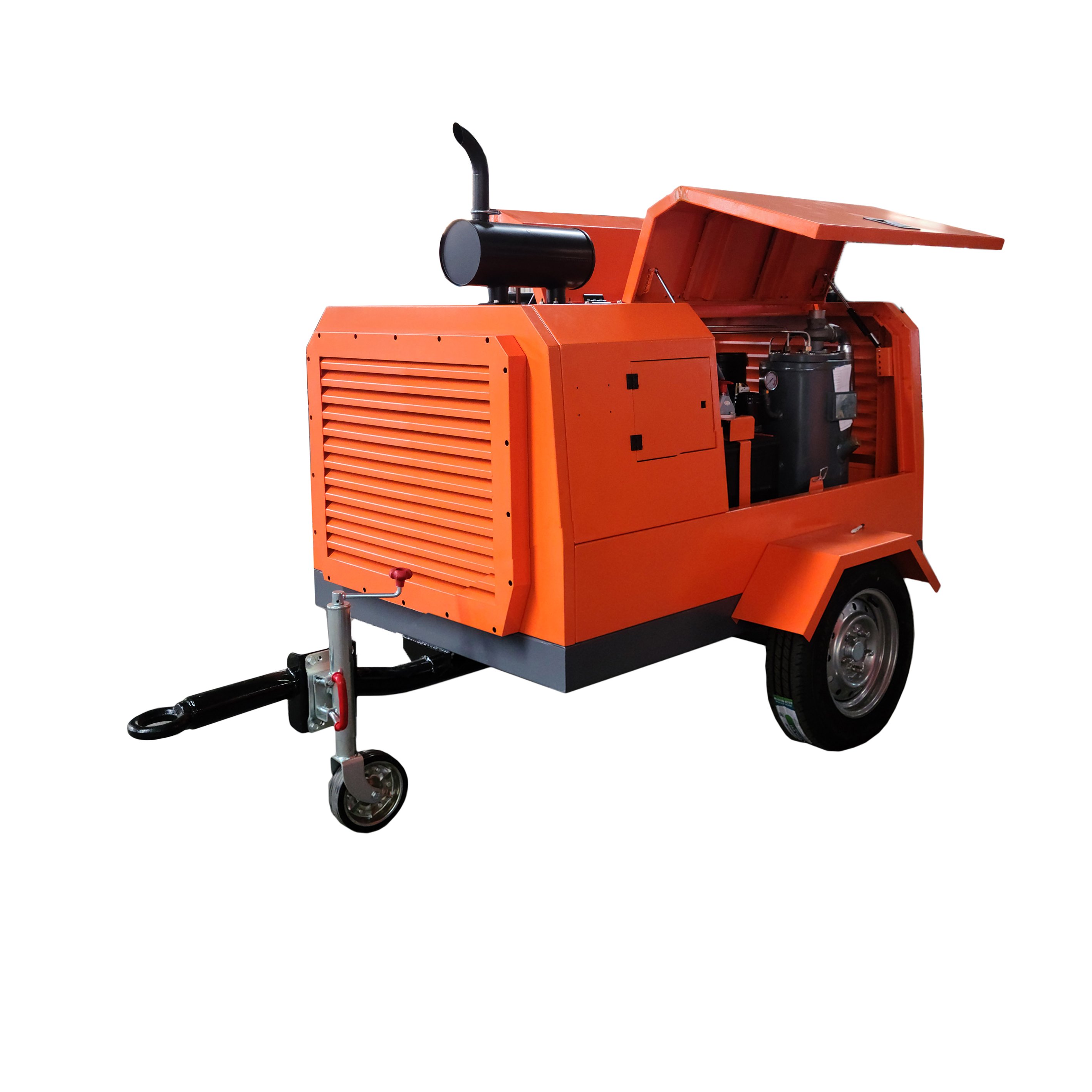 Portable Compressor Diesel Engine Driven Screw Air Compressor for Drilling