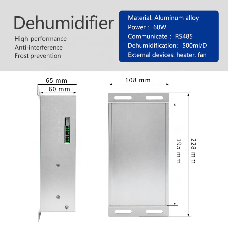 NOXT Cabinet Small Intelligent Dehumidifier CZCS 345 High Performance Semiconductor Dehumidification Equipment