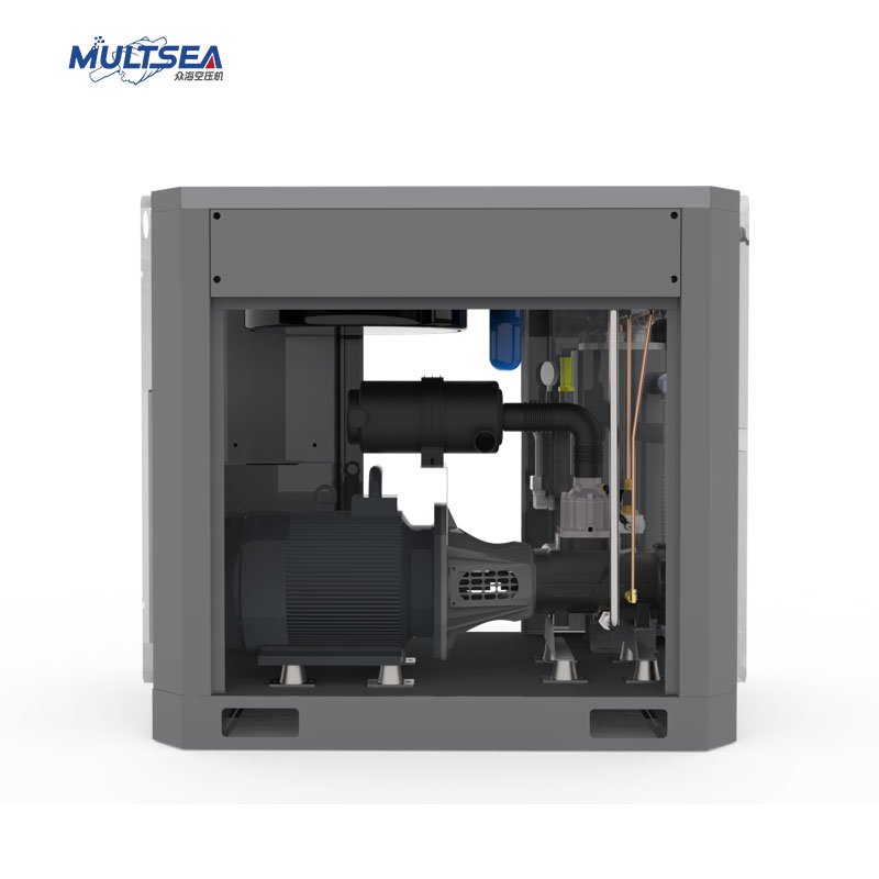Multsea Success Engine 45kw 60HP 10bar Low Power Water Lubricant Oil-Free Screw Air Compressor for General Industrial