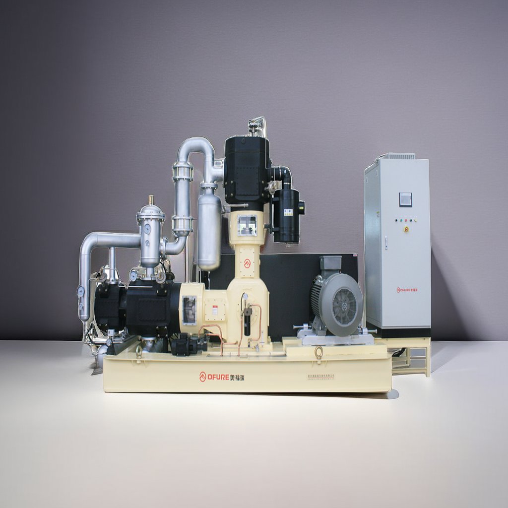China Medium High Pressure Electric Oil Free Air Compressor Silent Piston Air Compressor